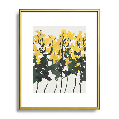 Garima Dhawan orchids 7 Metal Framed Art Print