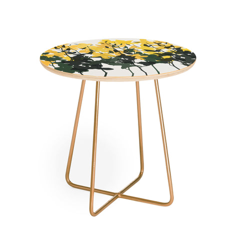 Garima Dhawan orchids 7 Round Side Table