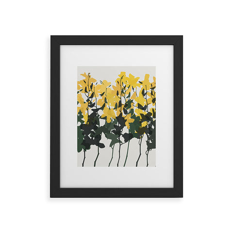 Garima Dhawan orchids 7 Framed Art Print