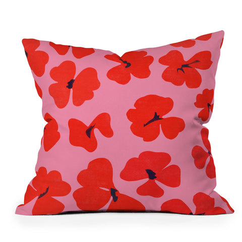 Garima Dhawan oxalis 2 Outdoor Throw Pillow