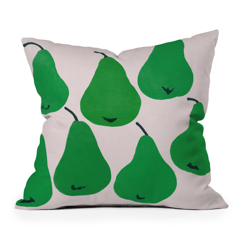 Garima Dhawan pears 1 Throw Pillow
