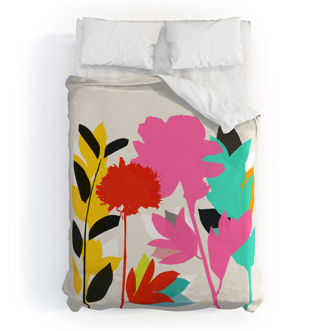 Garima Dhawan peony 1 Duvet Cover