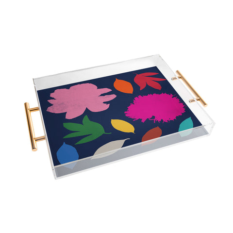 Garima Dhawan peony 4 Acrylic Tray