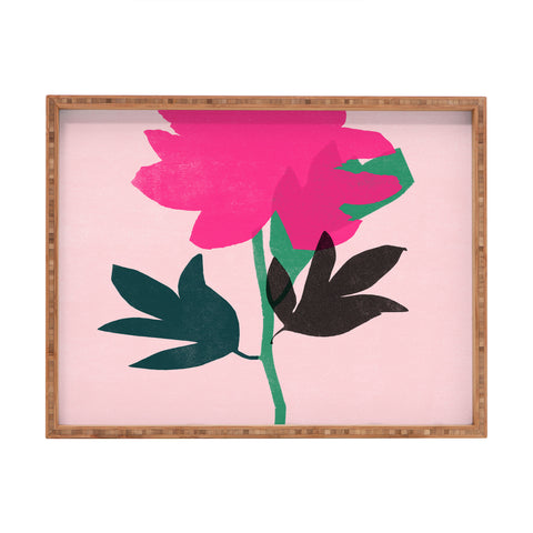 Garima Dhawan peony 7 Rectangular Tray