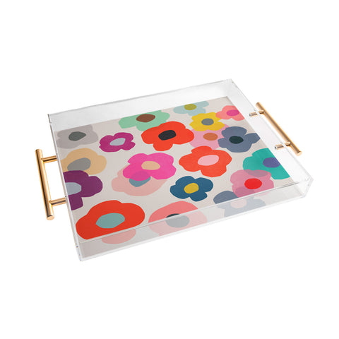 Garima Dhawan poppy 1d Acrylic Tray