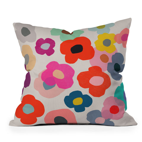 Garima Dhawan poppy 1d Outdoor Throw Pillow