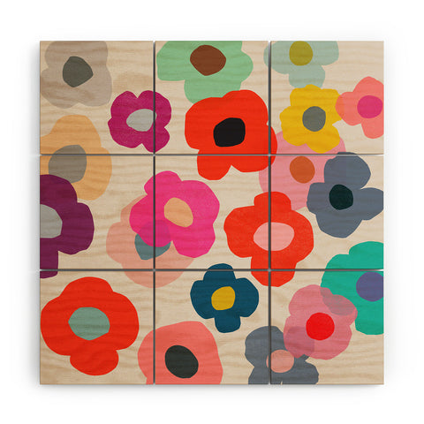 Garima Dhawan poppy 1d Wood Wall Mural