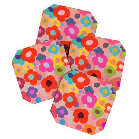 Garima Dhawan poppy 6 Coaster Set