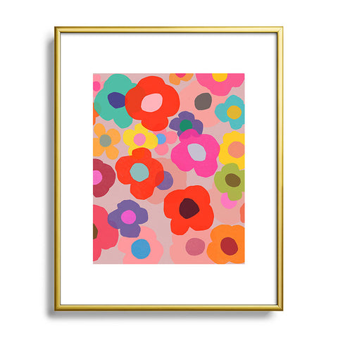 Garima Dhawan poppy 6 Metal Framed Art Print