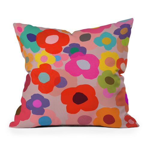 Garima Dhawan poppy 6 Throw Pillow