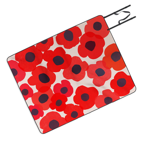 Garima Dhawan poppy 7 Picnic Blanket