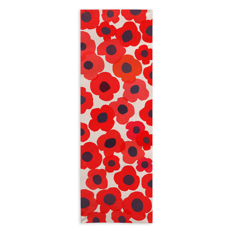 Garima Dhawan poppy 7 Yoga Towel