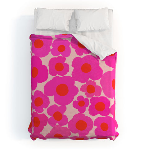 Garima Dhawan poppy 9 Duvet Cover