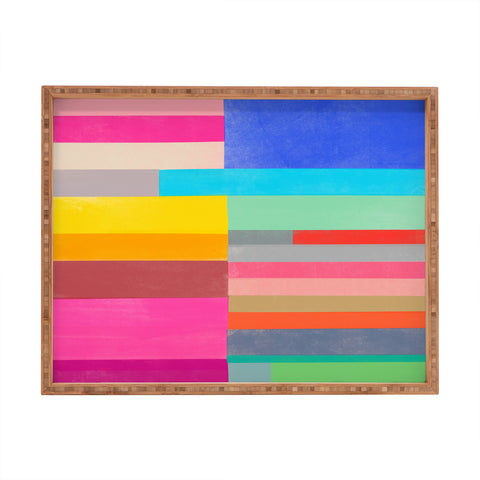 Garima Dhawan quilt study 2 Rectangular Tray