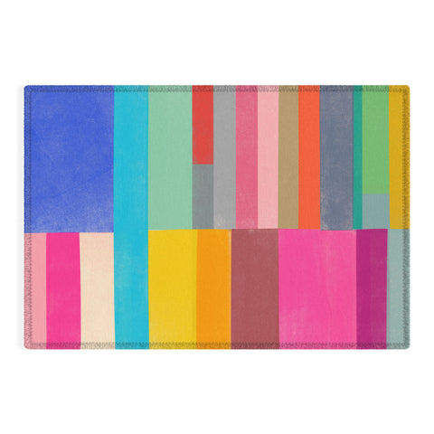 Garima Dhawan quilt study 2 Outdoor Rug