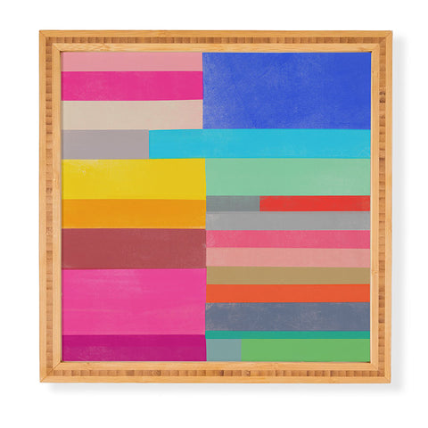 Garima Dhawan quilt study 2 Framed Wall Art