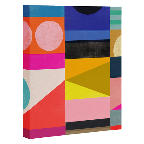 Garima Dhawan quilt study 4 Art Canvas