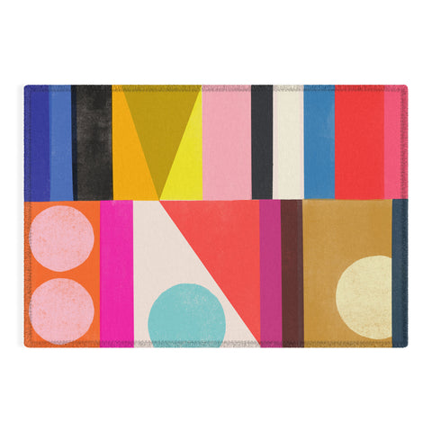 Garima Dhawan quilt study 4 Outdoor Rug