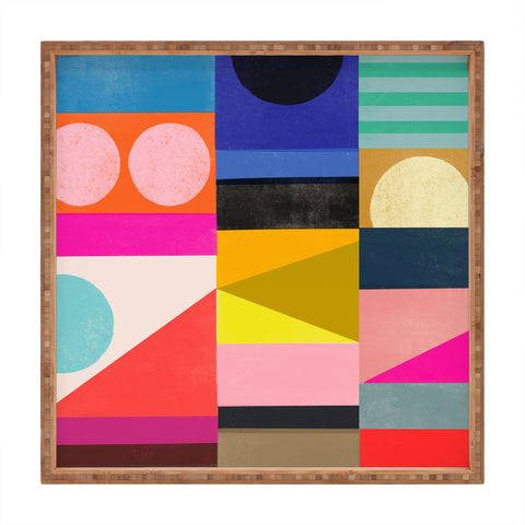 Garima Dhawan quilt study 4 Square Tray