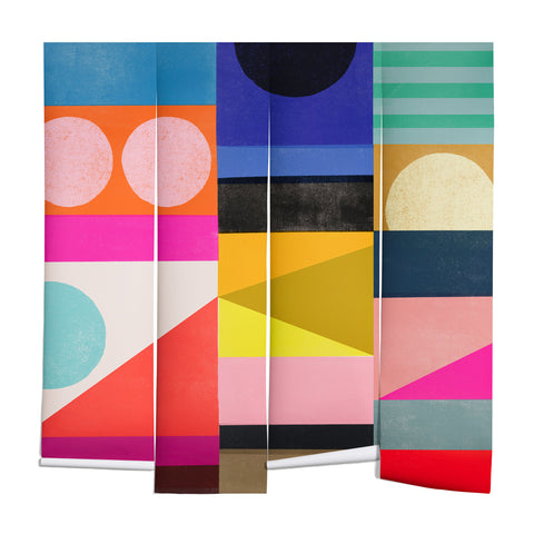 Garima Dhawan quilt study 4 Wall Mural