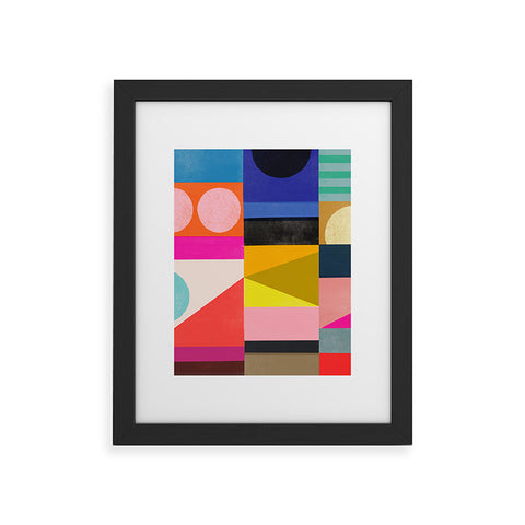 Garima Dhawan quilt study 4 Framed Art Print