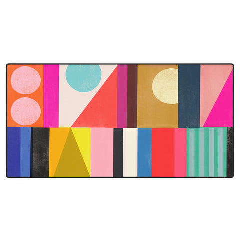 Garima Dhawan quilt study 4 Desk Mat