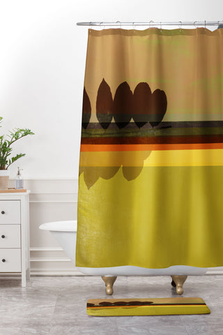 Garima Dhawan reflections 1 Shower Curtain And Mat