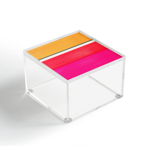 Garima Dhawan stripe study 1 Acrylic Box