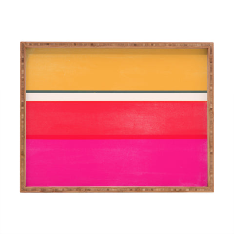 Garima Dhawan stripe study 1 Rectangular Tray