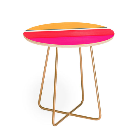 Garima Dhawan stripe study 1 Round Side Table