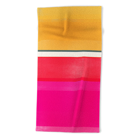 Garima Dhawan stripe study 1 Beach Towel