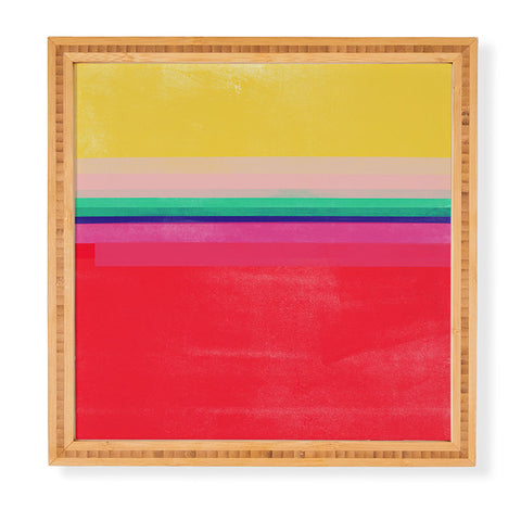 Garima Dhawan stripe study 10 Framed Wall Art