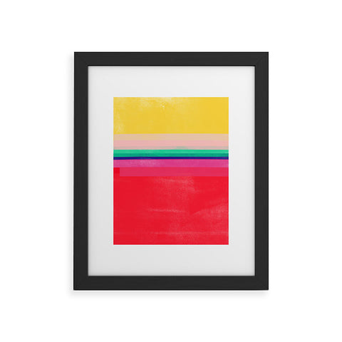 Garima Dhawan stripe study 10 Framed Art Print