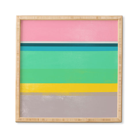Garima Dhawan stripe study 17 Framed Wall Art