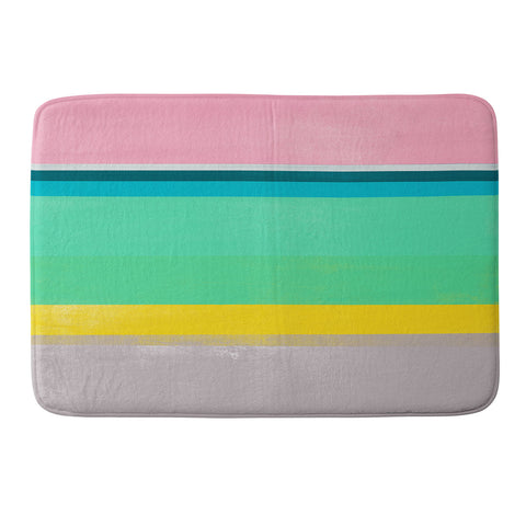 Garima Dhawan stripe study 17 Memory Foam Bath Mat