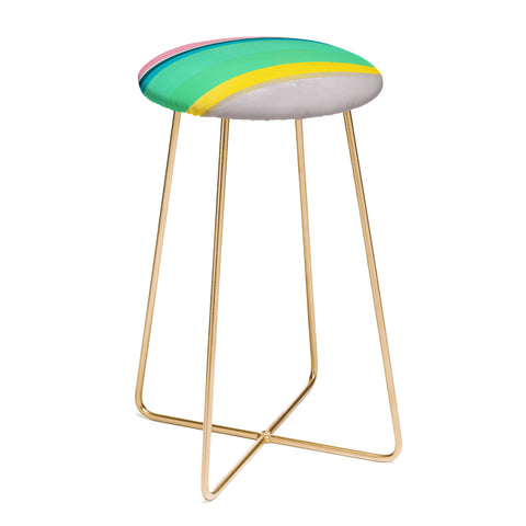 Garima Dhawan stripe study 17 Counter Stool