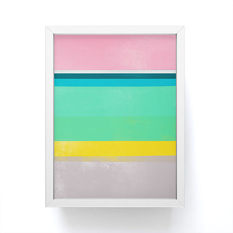 Garima Dhawan stripe study 17 Framed Mini Art Print