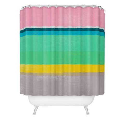 Garima Dhawan stripe study 17 Shower Curtain