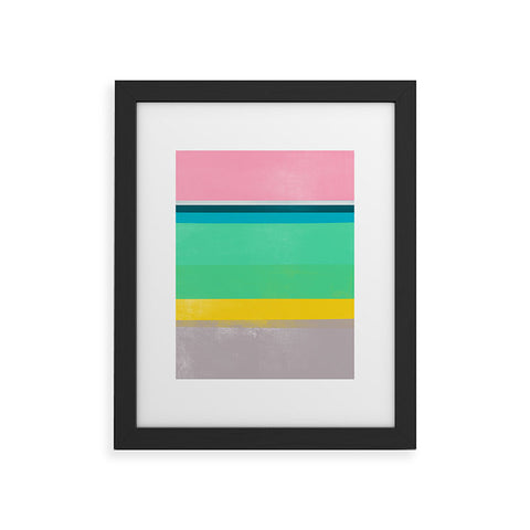 Garima Dhawan stripe study 17 Framed Art Print