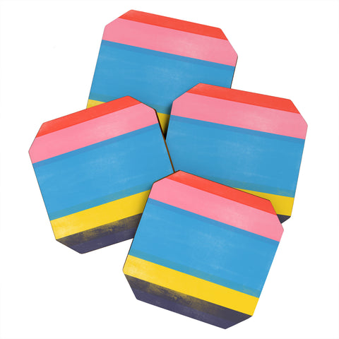 Garima Dhawan stripe study 18 Coaster Set