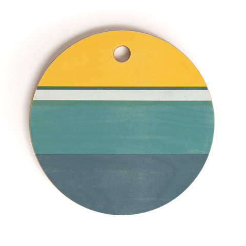 Garima Dhawan stripe study 2 Cutting Board Round