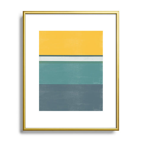 Garima Dhawan stripe study 2 Metal Framed Art Print