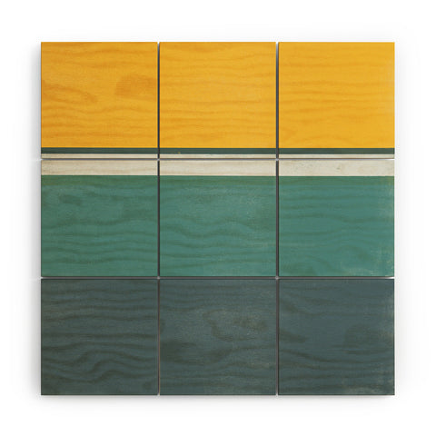 Garima Dhawan stripe study 2 Wood Wall Mural