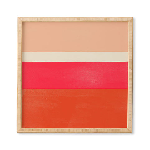 Garima Dhawan stripe study 25 Framed Wall Art
