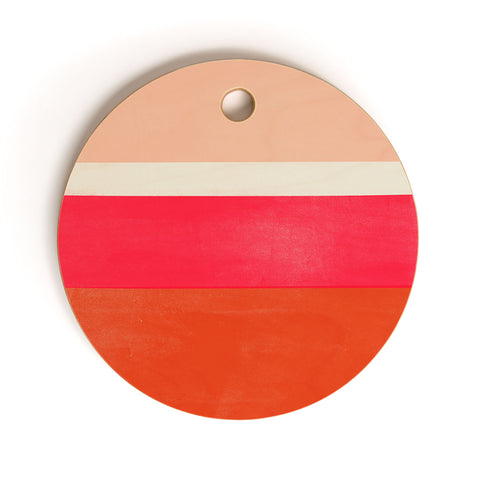Garima Dhawan stripe study 25 Cutting Board Round