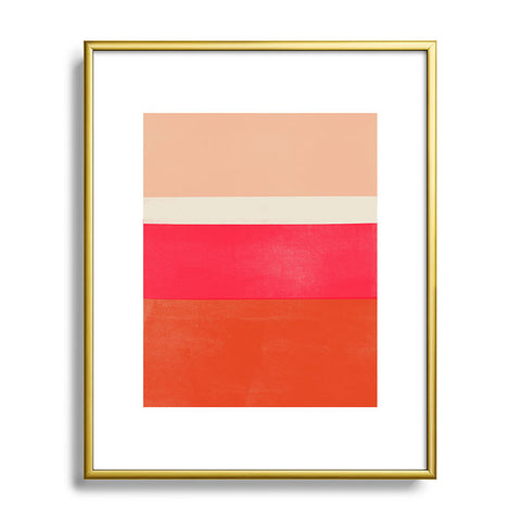 Garima Dhawan stripe study 25 Metal Framed Art Print