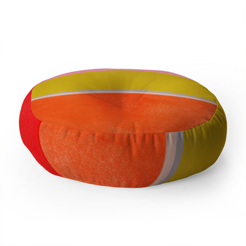Garima Dhawan stripe study 26 Floor Pillow Round