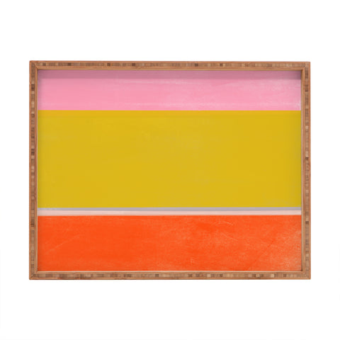 Garima Dhawan stripe study 26 Rectangular Tray