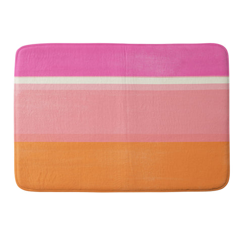 Garima Dhawan stripe study 33 Memory Foam Bath Mat