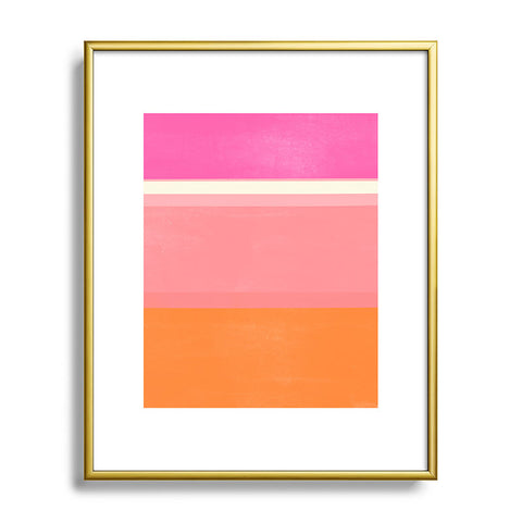 Garima Dhawan stripe study 33 Metal Framed Art Print